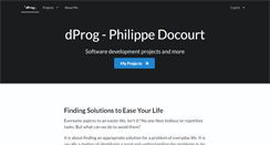 Desktop Screenshot of dprog.net