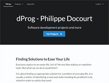Tablet Screenshot of dprog.net